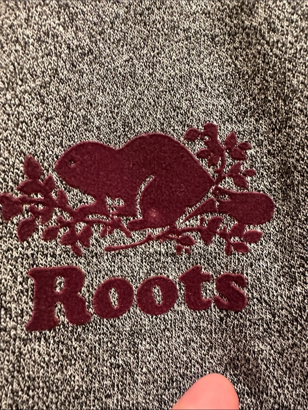 Roots Salt & Pepper Original Sweatpants Gray Marled Heritage Joggers Track Pants - Picture 3 of 12